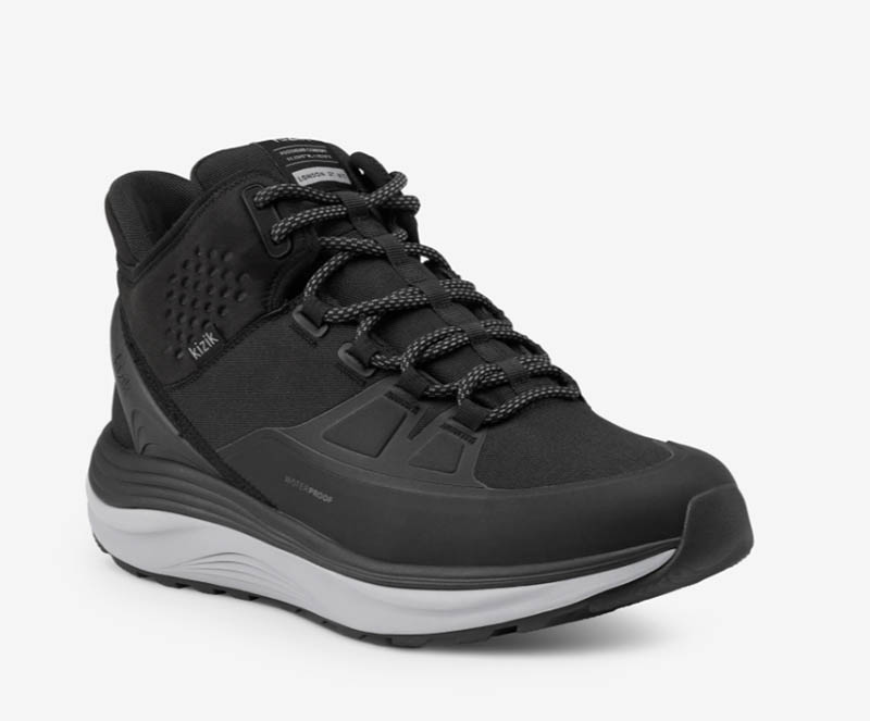 KIZIK 美國 London AT Mid 倫敦 男款中筒休閒鞋 黑灰 登山鞋 MLOM2512 懶人鞋 好穿鞋