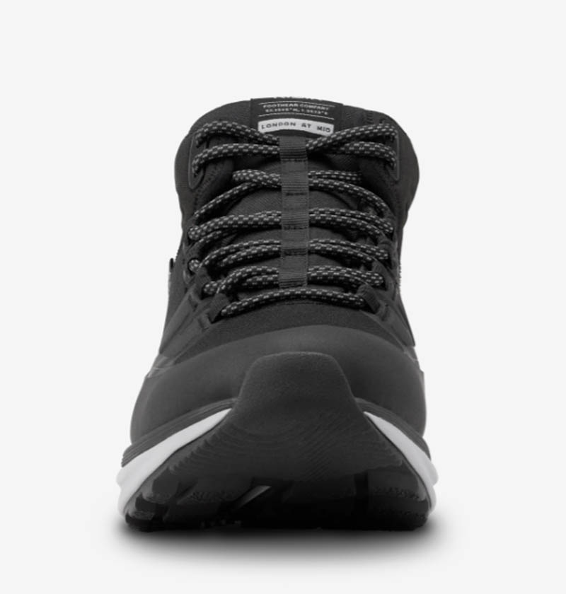 KIZIK 美國 London AT Mid 倫敦 男款中筒休閒鞋 黑灰 登山鞋 MLOM2512 懶人鞋 好穿鞋