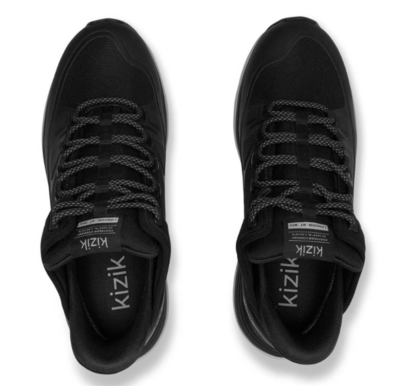 KIZIK 美國 London AT Mid 倫敦 男款中筒休閒鞋 黑灰 登山鞋 MLOM2512 懶人鞋 好穿鞋