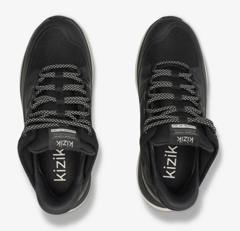 KIZIK 美國 London AT Mid 倫敦 女款中筒休閒鞋 黑白 登山鞋 WLOM2581 懶人鞋 好穿鞋