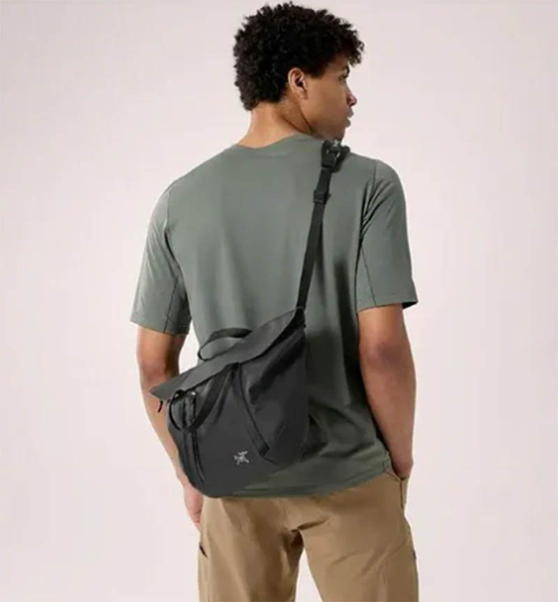 Granville 多功能斜背包 夜色藍 黑 X000009623 可手提 旅行包 側背包