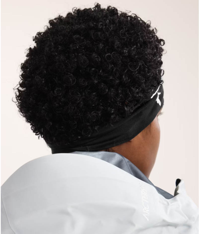 ARC'TERYX 始祖鳥 Satoro 羊毛頭帶 黑/絹絲白 X000009491 透氣 保暖 舒適 戶外頭帶