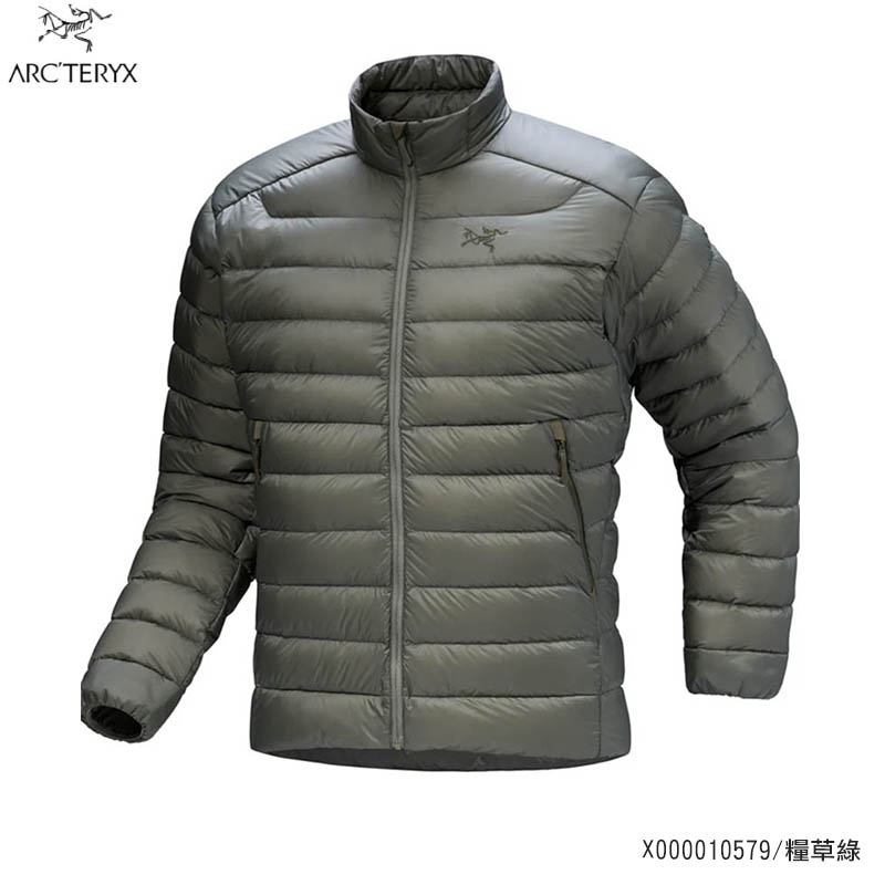 ARC'TERYX 始祖鳥 男 Cerium 羽絨外套 糧草綠 X000010579 850鵝絨填充 登山保暖夾克