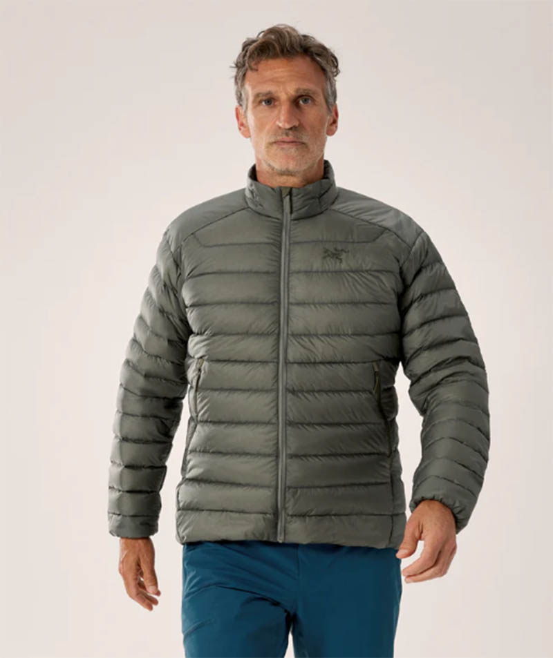 ARC'TERYX 始祖鳥 男 Cerium 羽絨外套 糧草綠 X000010579 850鵝絨填充 登山保暖夾克