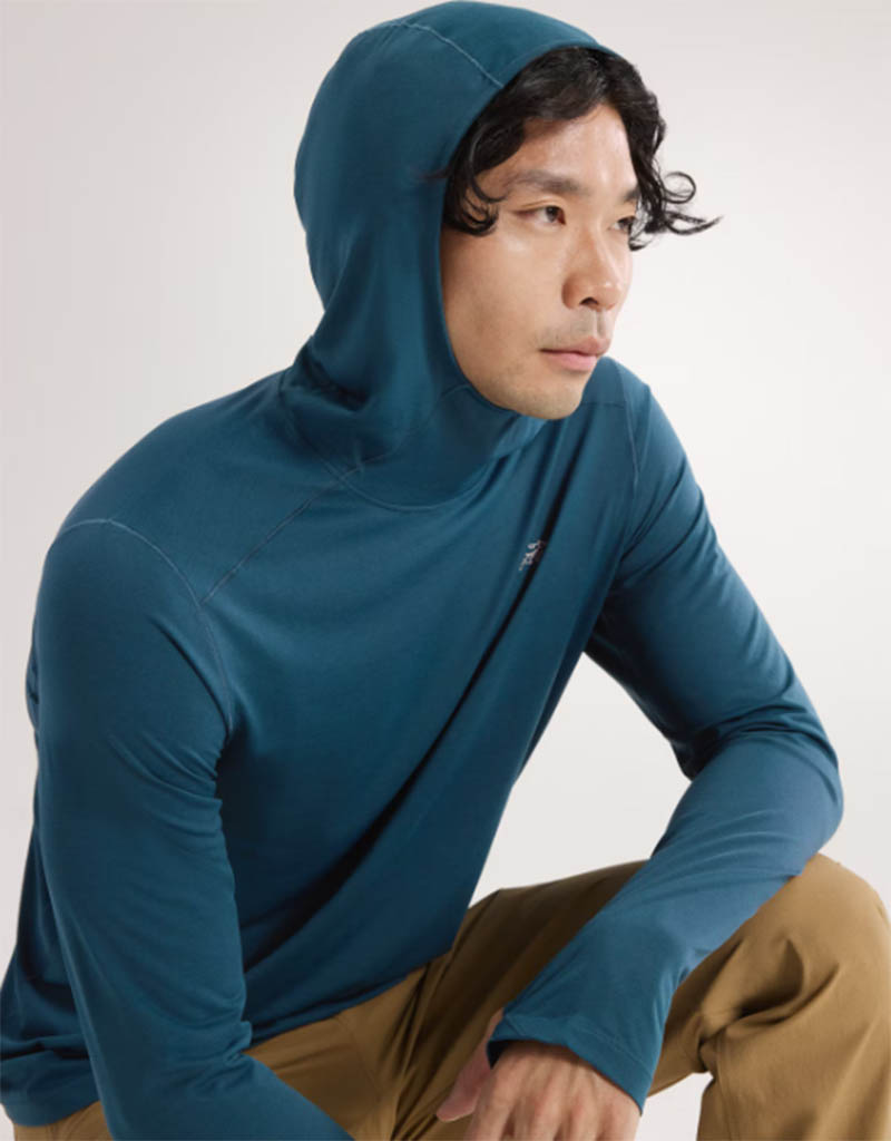 ARC'TERYX 始祖鳥 男 Cormac 快乾套頭衫 雜黑 夜色雜藍 X000009699 連帽上衣 吸濕排汗