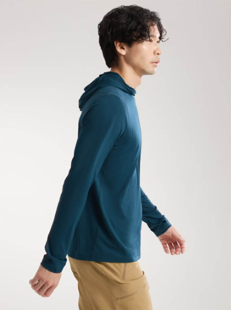 ARC'TERYX 始祖鳥 男 Cormac 快乾套頭衫 雜黑 夜色雜藍 X000009699 連帽上衣 吸濕排汗