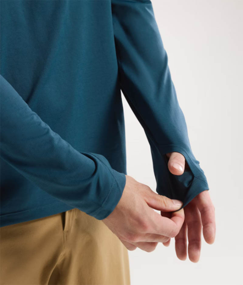 ARC'TERYX 始祖鳥 男 Cormac 快乾套頭衫 雜黑 夜色雜藍 X000009699 連帽上衣 吸濕排汗