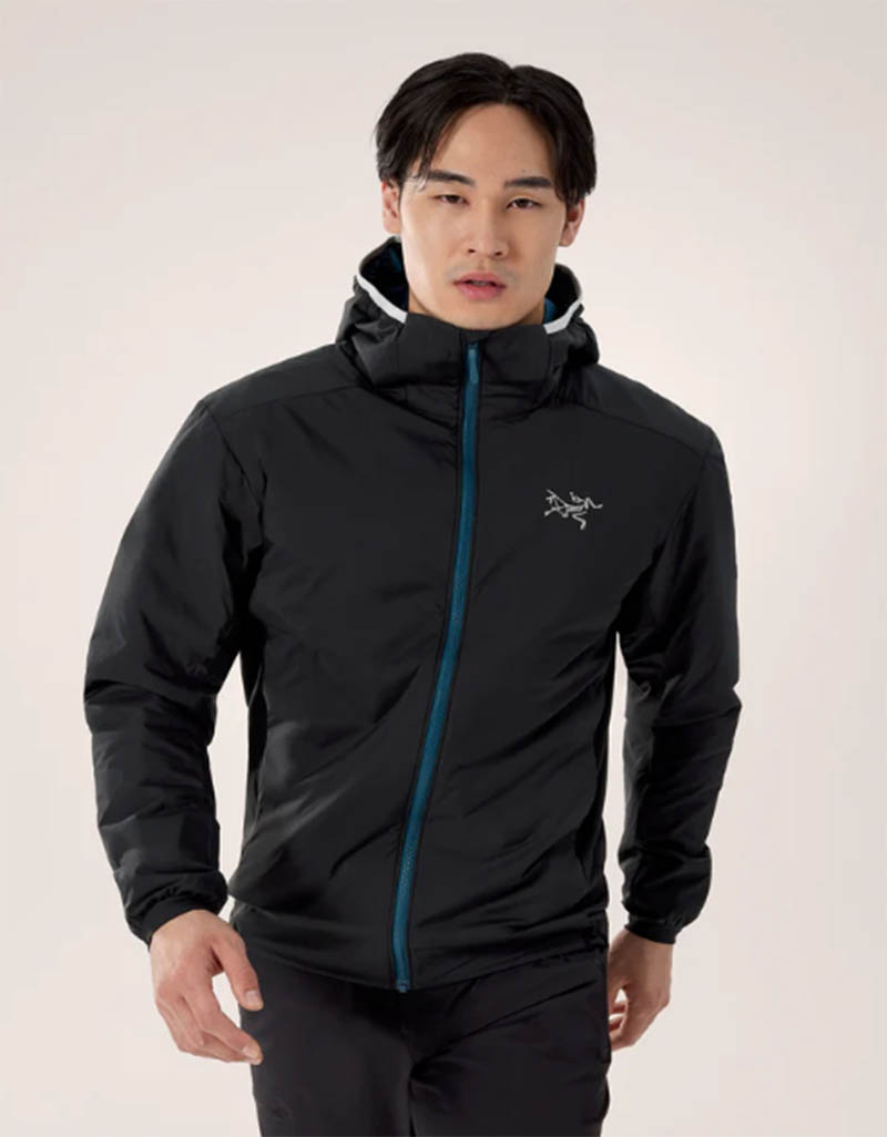 Arcteryx 始祖鳥 男 Atom 化纖外套 Coreloft 連帽外套 糧草綠 黑綠撞色 X000009556 登山夾克
