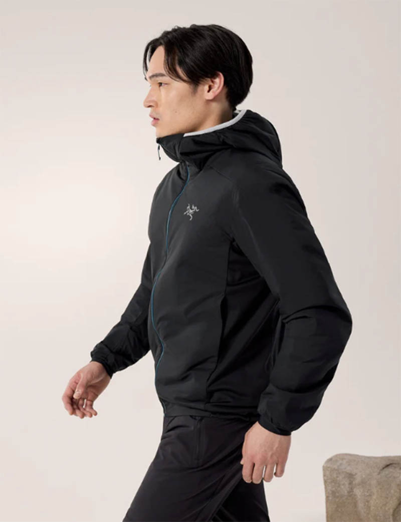 Arcteryx 始祖鳥 男 Atom 化纖外套 Coreloft 連帽外套 糧草綠 黑綠撞色 X000009556 登山夾克