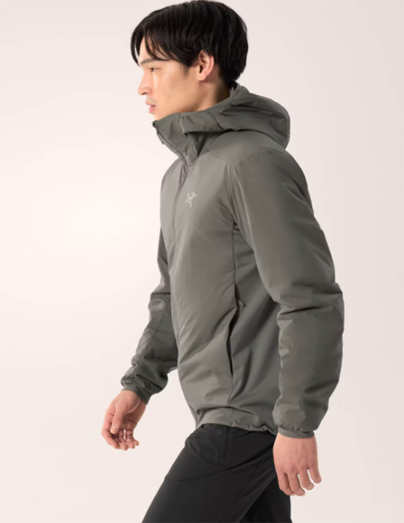 Arcteryx 始祖鳥 男 Atom 化纖外套 Coreloft 連帽外套 糧草綠 黑綠撞色 X000009556 登山夾克