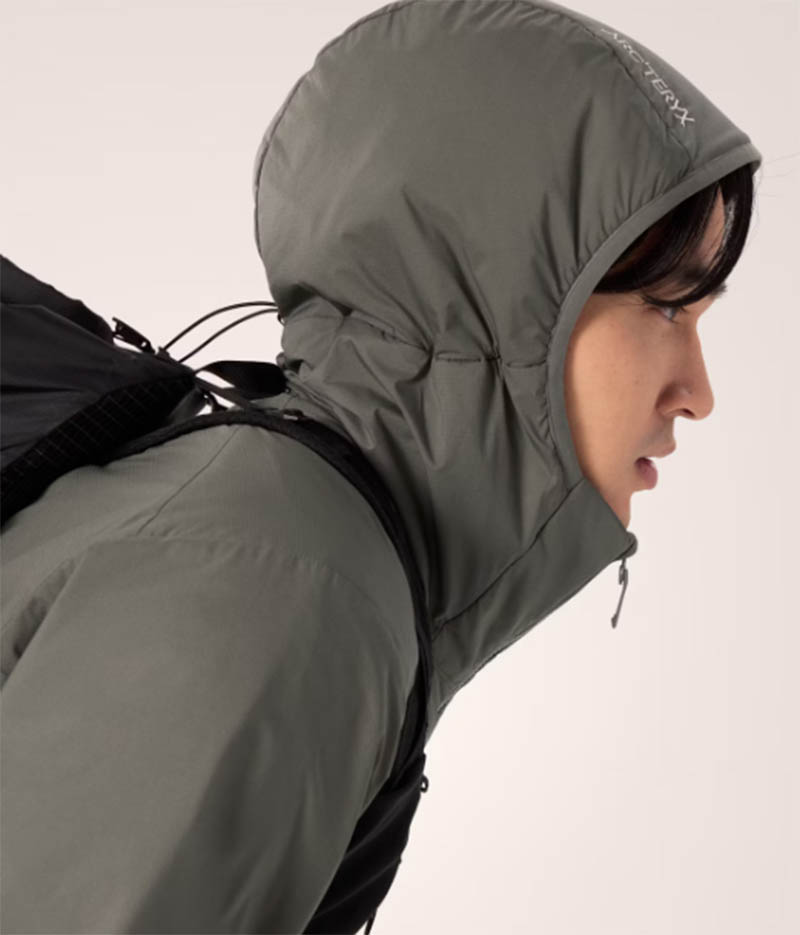 Arcteryx 始祖鳥 男 Atom 化纖外套 Coreloft 連帽外套 糧草綠 黑綠撞色 X000009556 登山夾克