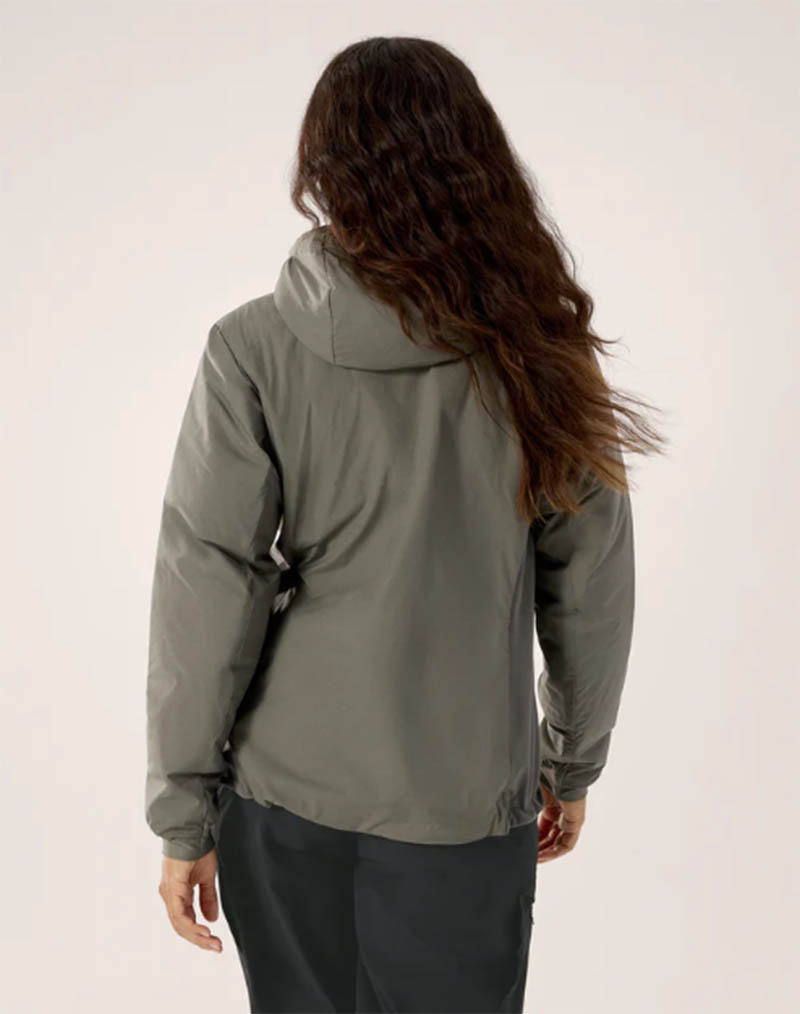 Arcteryx 始祖鳥 女款 Atom 化纖連帽外套 糧草綠II 絹絲白 戶外保暖外套 X000009452