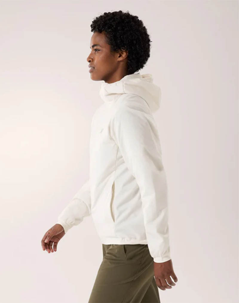 Arcteryx 始祖鳥 女款 Atom 化纖連帽外套 糧草綠II 絹絲白 戶外保暖外套 X000009452