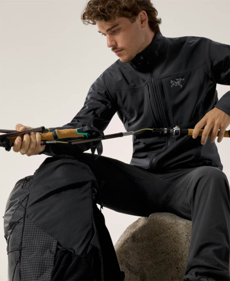 ARC'TERYX 始祖鳥 男款 Gamma MX 軟殼外套 黑 X000008486 保暖外套 立領夾克