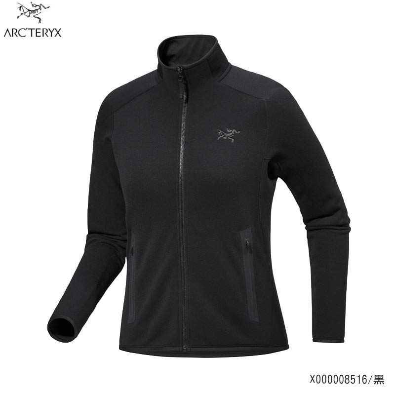 ARC'TERYX 始祖鳥 女 Kyanite 刷毛外套 黑 X000008516 登山夾克 保暖外套