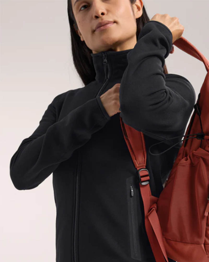 ARC'TERYX 始祖鳥 女 Kyanite 刷毛外套 黑 X000008516 登山夾克 保暖外套