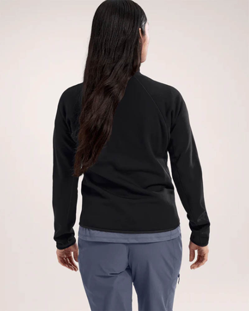 ARC'TERYX 始祖鳥 女 Kyanite 刷毛外套 黑 X000008516 登山夾克 保暖外套