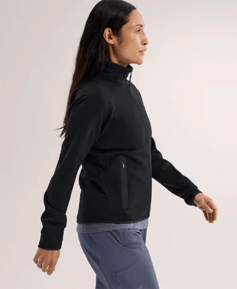 ARC'TERYX 始祖鳥 女 Kyanite 刷毛外套 黑 X000008516 登山夾克 保暖外套