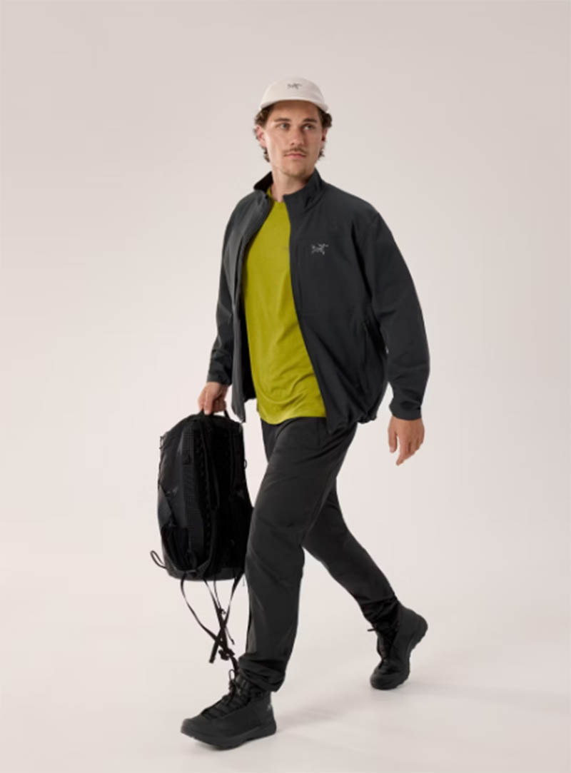 ARC'TERYX 始祖鳥 男 Gamma 軟殼外套 黑 X000009908 彈性 登山夾克 抗風 透氣外套