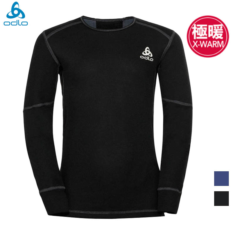 ODLO 瑞士 兒童 ECO銀離子加強保暖型圓領上衣 159329 小孩內層衣 X-Warm 保暖長袖上衣