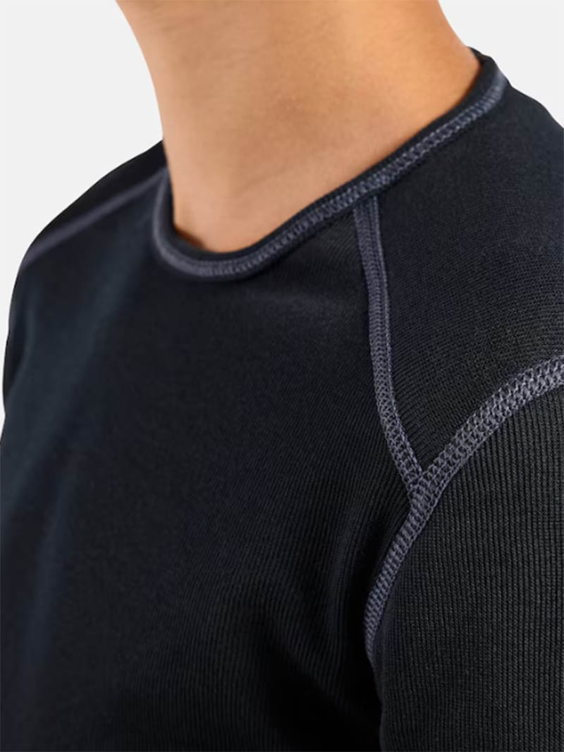 ODLO 瑞士 兒童 ECO銀離子加強保暖型圓領上衣 159329 小孩內層衣 X-Warm 保暖長袖上衣