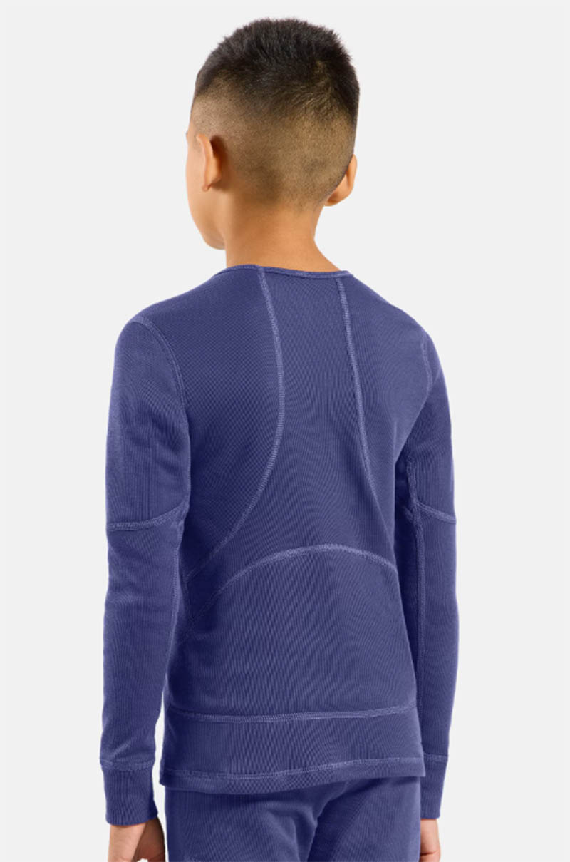 ODLO 瑞士 兒童 ECO銀離子加強保暖型圓領上衣 159329 小孩內層衣 X-Warm 保暖長袖上衣