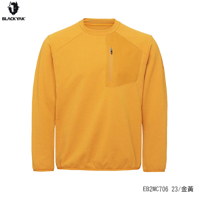 BLACKYAK 男 UTILITY GRID 長袖上衣 格紋刷毛 寬鬆版 EB2MC706 1BYRTWU002