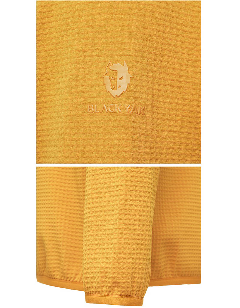 BLACKYAK 男 UTILITY GRID 長袖上衣 格紋刷毛 寬鬆版 EB2MC706 1BYRTWU002