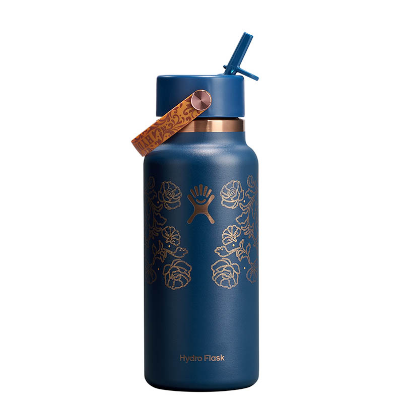 Hydro Flask Big Sky 32oz/946ml 寬口吸管保溫鋼瓶 天空藍 海軍藍 HFLE-F25W32