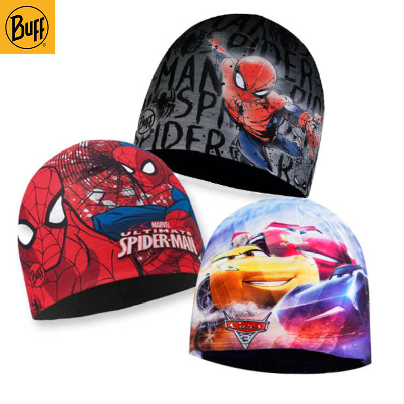 BUFF 西班牙 青少年超級英雄-雙層保暖帽 Plus 蜘蛛人 閃電麥坤 兒童保暖帽 漫威英雄