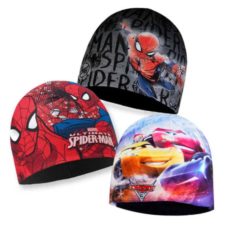 BUFF 西班牙 青少年超級英雄-雙層保暖帽 Plus 蜘蛛人 閃電麥坤 兒童保暖帽 漫威英雄