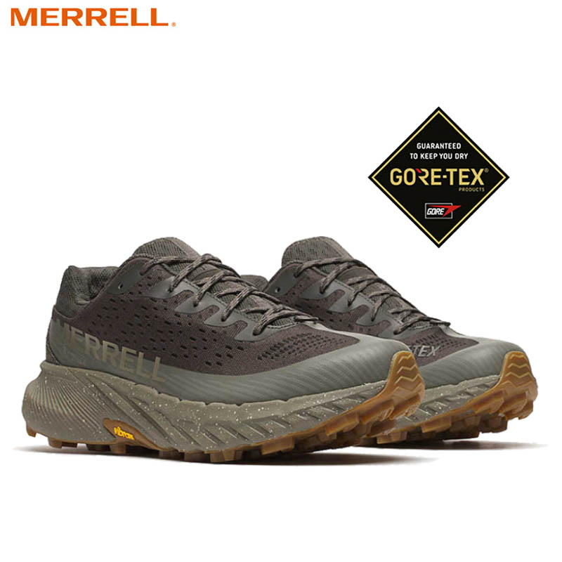 MERRELL 美國 AGILITY PEAK 5 GORE-TEX 男款防水戶外越野訓練鞋 炭灰色 ML068701