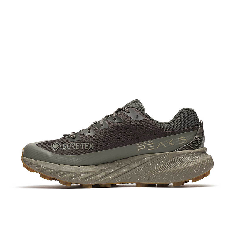 MERRELL 美國 AGILITY PEAK 5 GORE-TEX 男款防水戶外越野訓練鞋 炭灰色 ML068701