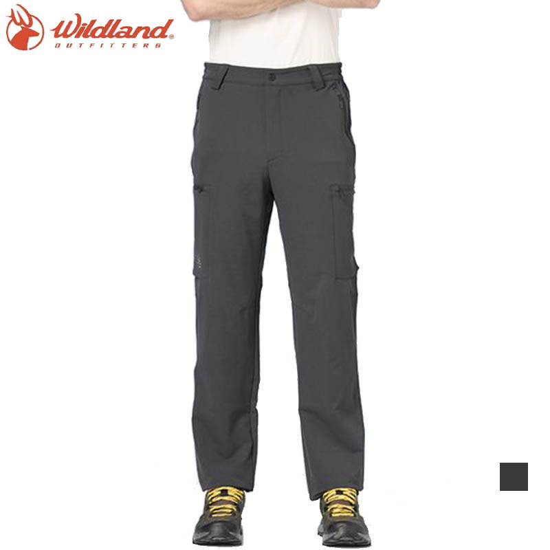 Wildland 荒野 男生態彈性多袋機能褲 深橄灰 0B32322 彈性長褲 休閒長褲