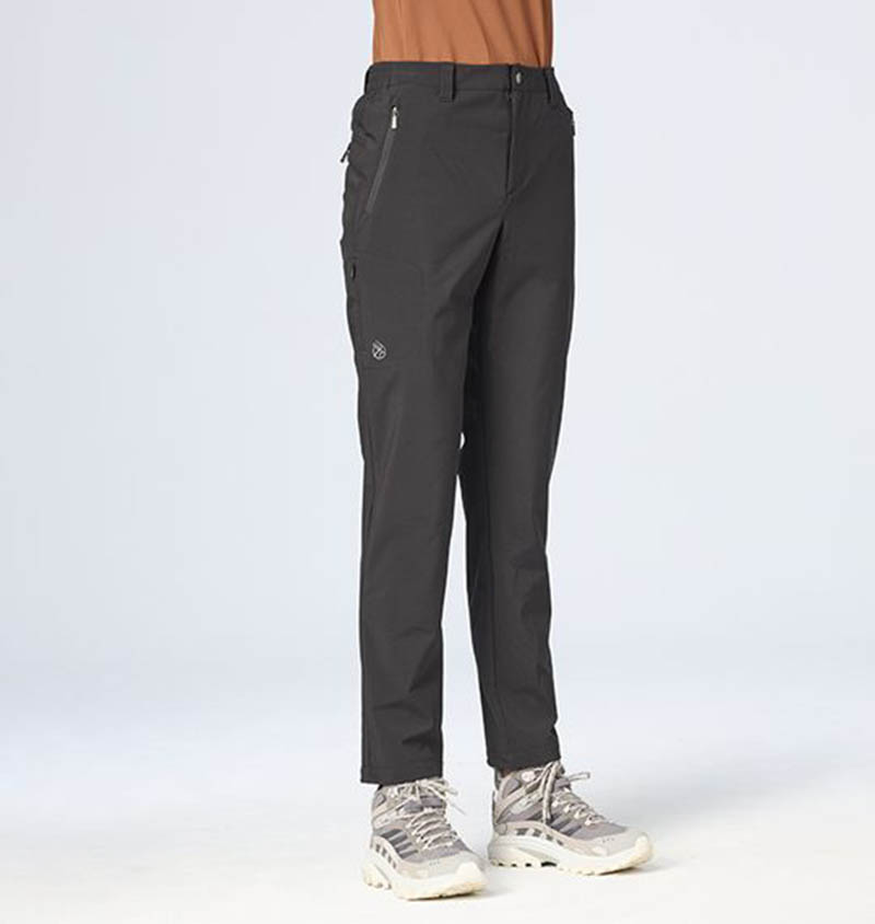 Wildland 荒野 女彈性超輕三層超潑山旅長褲 黑 0B32307 內刷毛 彈性長褲 保暖長褲