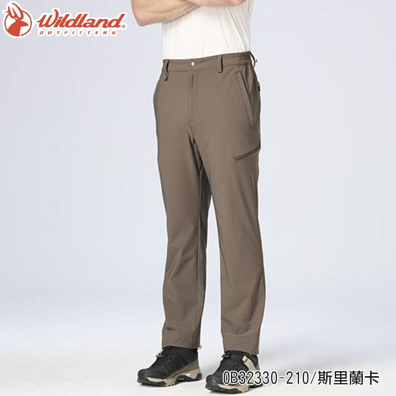 Wildland 荒野 男山旅四彈防潑保暖機能褲 兩色 0B32330 彈性長褲 耐磨長褲 登山褲