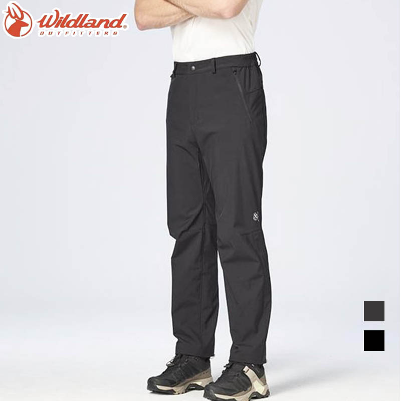 Wildland 荒野 男彈性軟三層超潑直筒褲 兩色 0B32326 抗靜電 親膚 徒步長褲 休閒長褲