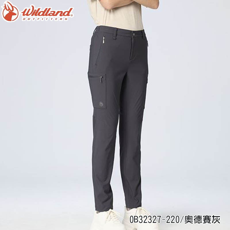 Wildland 荒野 女山旅四彈防潑保暖機能褲 0B32327 彈性長褲 直筒長褲 登山褲 休閒長褲