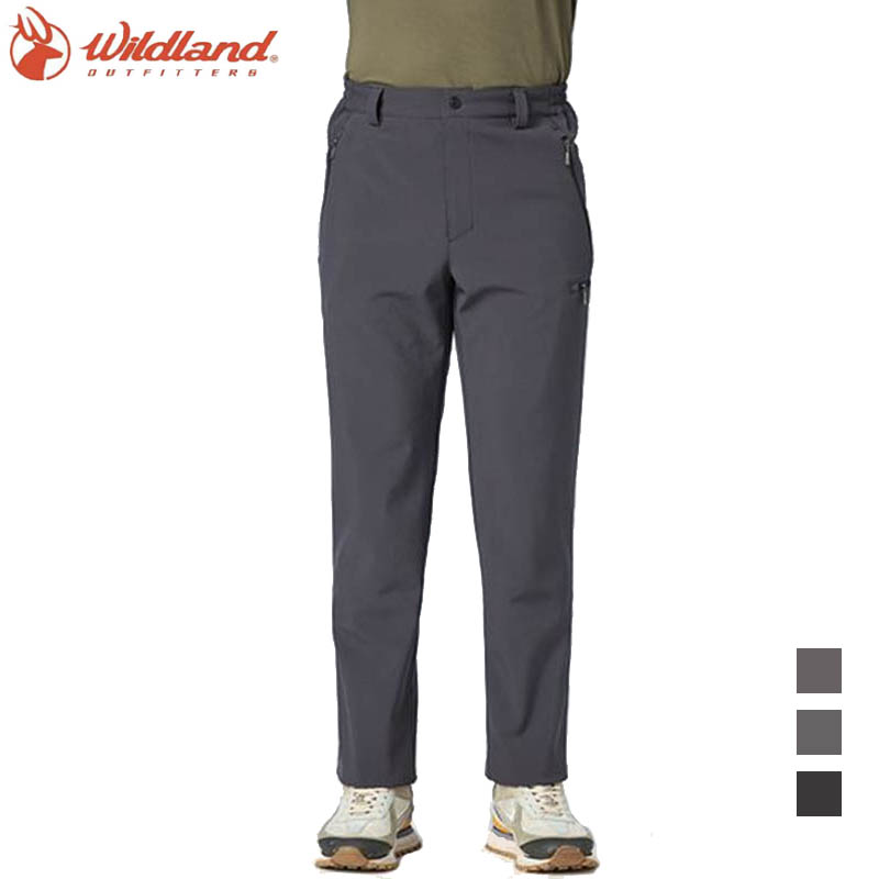 Wildland 荒野 男山旅多口袋保暖軟殼褲 三色 0B32332 防風長褲 彈性長褲 透氣 日常 休閒