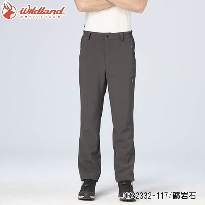 Wildland 荒野 男山旅多口袋保暖軟殼褲 三色 0B32332 防風長褲 彈性長褲 透氣 日常 休閒