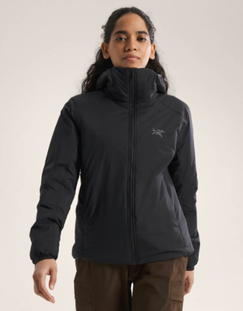 Arcteryx 始祖鳥 女 Atom SV 化纖外套 黑 X000009853 連帽保暖外套 Coreloft外套