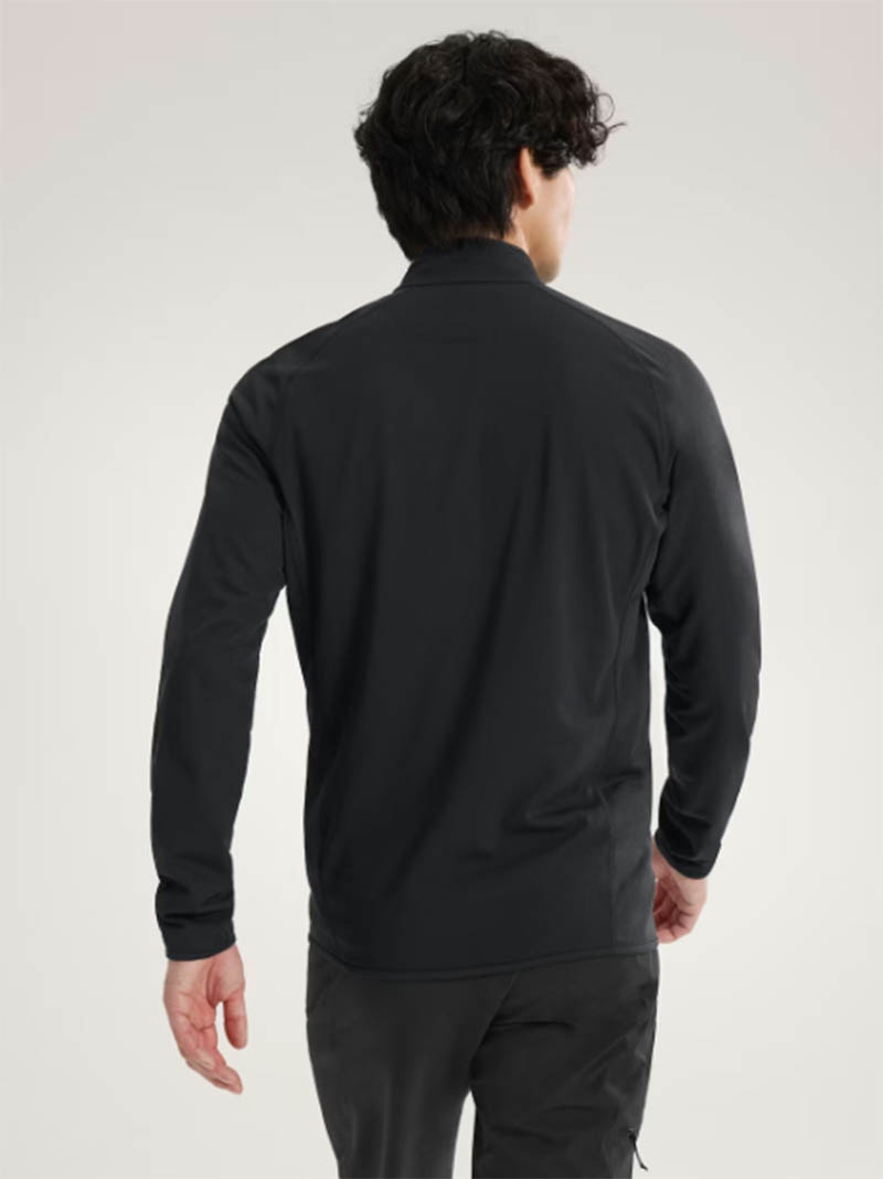 Arcteryx 始祖鳥 男 Delta 1/2刷毛套頭衫 黑 X000010550 拉鍊上衣 半開襟長袖上衣