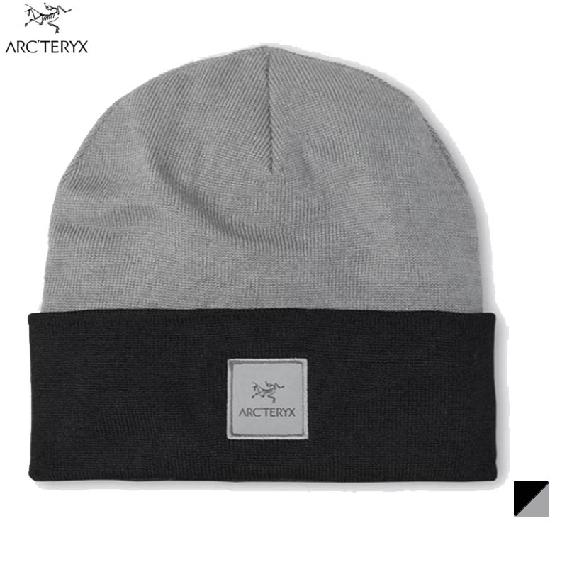 Arcteryx 始祖鳥 Color Block 毛帽 太空灰/黑 X000009931 羊毛帽 保暖帽 撞色設計