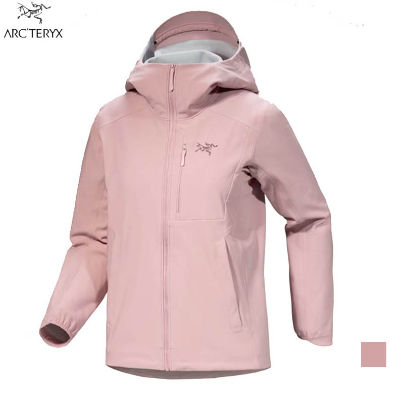 ARC'TERYX 始祖鳥 女 Gamma MX 軟殼外套 幸福粉 X000009456 連帽軟殼外套 彈性