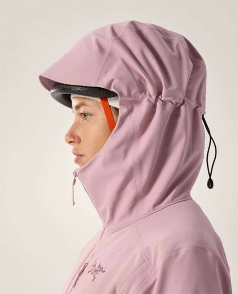 ARC'TERYX 始祖鳥 女 Gamma MX 軟殼外套 幸福粉 X000009456 連帽軟殼外套 彈性