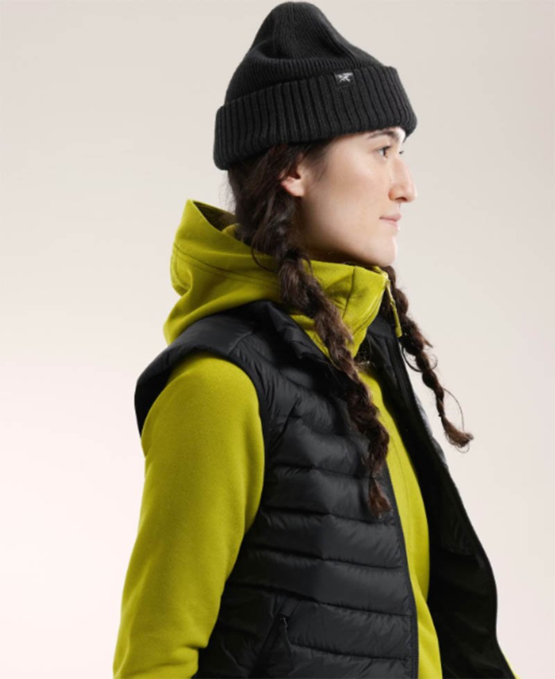 ARC'TERYX 始祖鳥 Mallow 針織毛帽 黑 X000007423 經典毛帽 保暖帽 羊毛帽