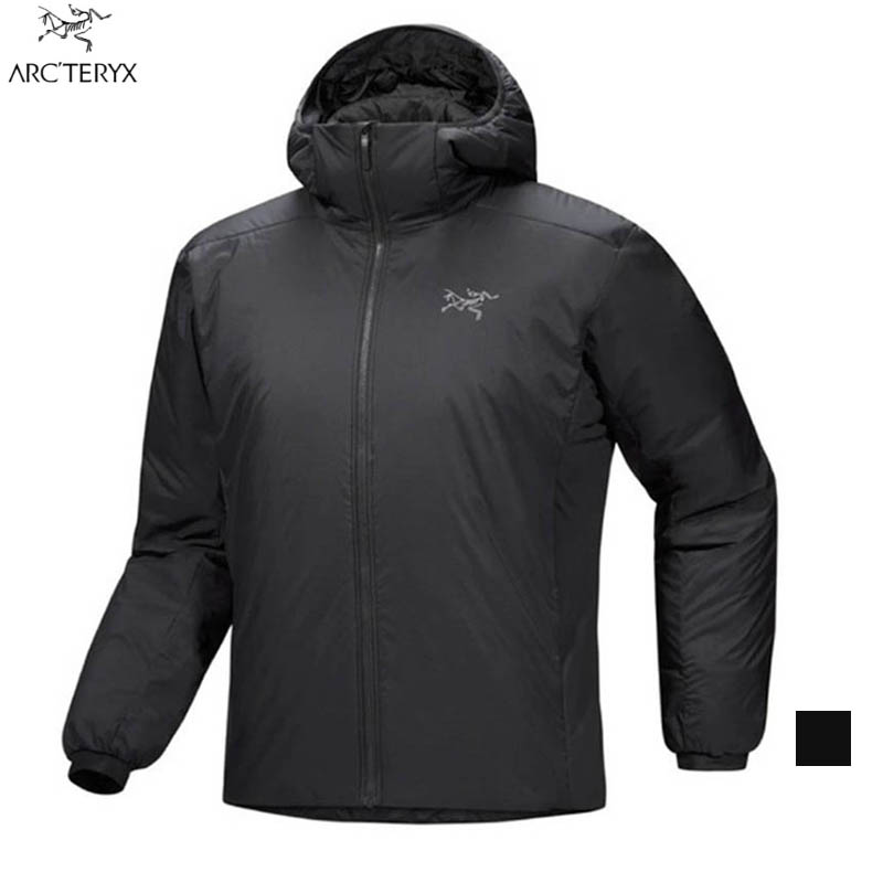 ARC'TERYX 始祖鳥 男 Atom SV 化纖外套 黑 X000009902 Coreloft保暖連帽外套