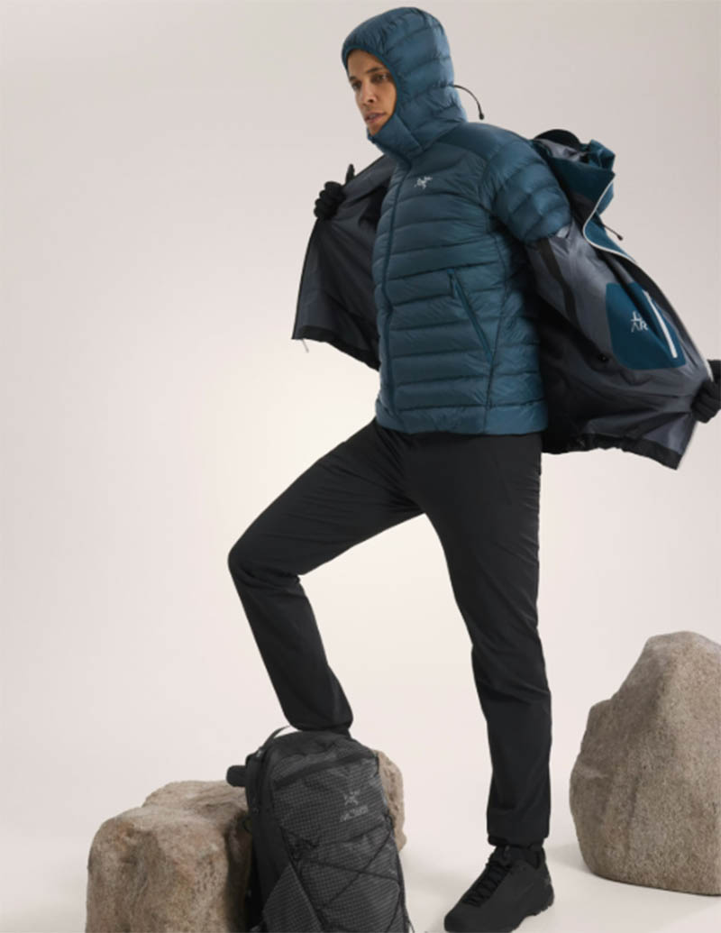 ARC'TERYX 始祖鳥 男 Cerium 羽絨外套 夜色藍 X000010521 羽絨連帽外套 保暖 禦寒