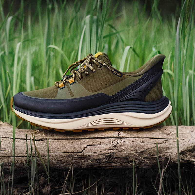 KIZIK 美國 London AT 倫敦 男款休閒鞋 綠黑 MLONDO15 懶人鞋 免彎腰綁帶 好穿脫