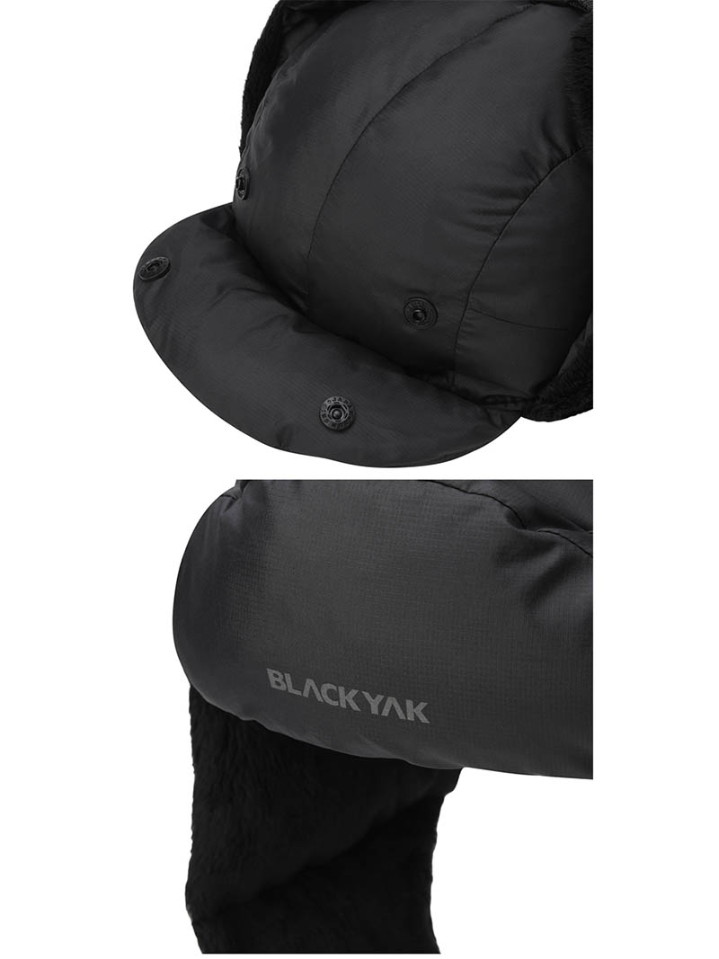 BLACKYAK BALL PADDING 保暖飛行帽 黑 遮耳帽 舖棉填充 EB2NAE02 2BYHTFU928
